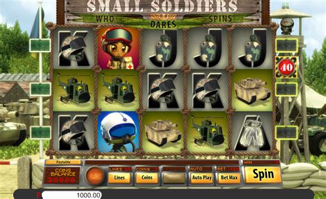 small soldiers casino game  Small Soldiers is a video slot game coming from Saucify (BetOnSoft)